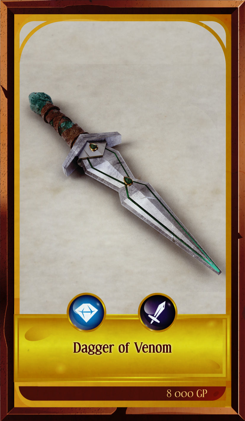 Dagger of Venom Toy Prop
