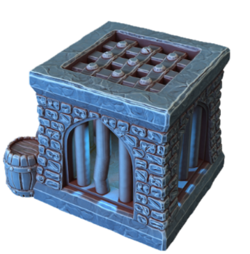 Medieval Tower Dice Jail Box